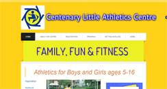 Desktop Screenshot of centenarylittleathletics.com