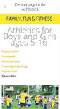 Mobile Screenshot of centenarylittleathletics.com